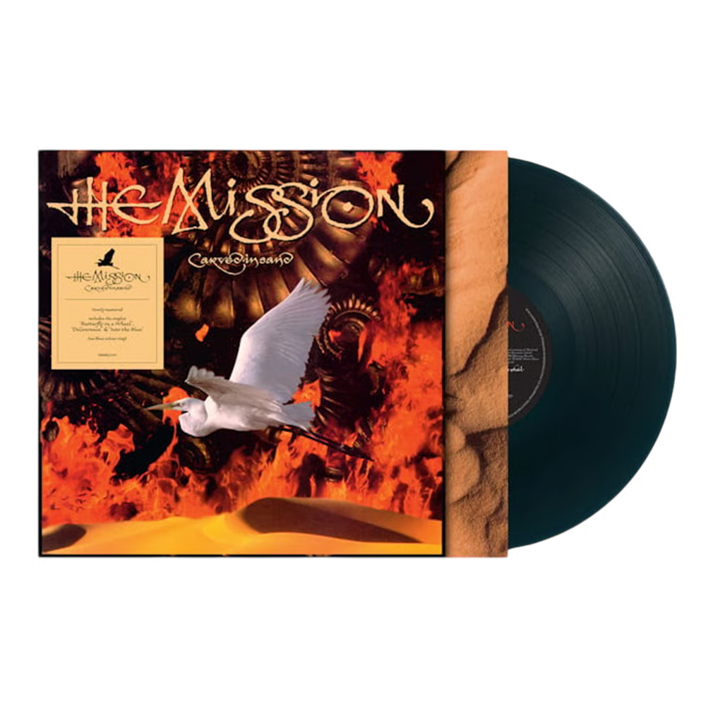 The Mission. Carved In Sand ( Sea Blue Vinyl ) Release Date 30th October
