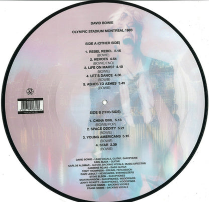 David Bowie. Live In Montreal 1983 Picture Disc
