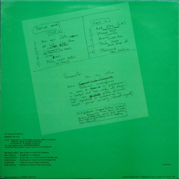 Robert Wyatt. Nothing Can Stop Us VG+VG - Ad-Astra Records