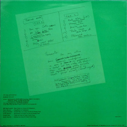 Robert Wyatt. Nothing Can Stop Us VG+VG - Ad-Astra Records