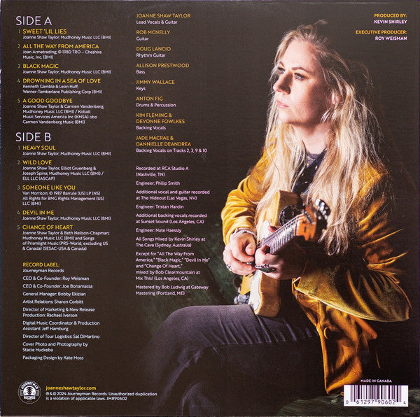 Joanne Shaw Taylor. Heavy Soul ( Violet Lightning Vinyl ) VG+VG+
