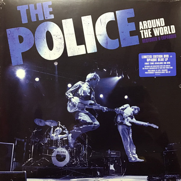 The Police. Around The World (Restored & Expanded) ( Vinyl, LP, Album, Limited Edition, Blue Opaque DVD, DVD-Video, NTSC, Stereo )