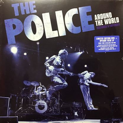 The Police. Around The World (Restored & Expanded) ( Vinyl, LP, Album, Limited Edition, Blue Opaque DVD, DVD-Video, NTSC, Stereo )