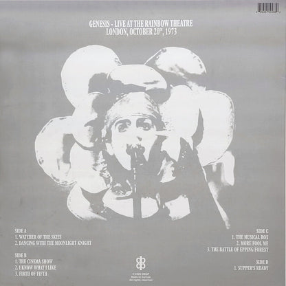 Genesis. Live at the Rainbow Theatre in London, 20/10/73 ( Double Album )