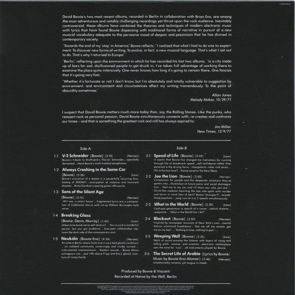 David Bowie. Bowie Now (  Record Store Day, Compilation, Reissue, Stereo, White Vinyl ) - Ad-Astra Records