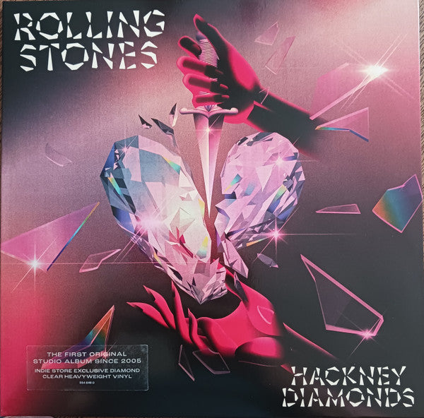 The Rolling Stones. Hackney Diamonds (  Stereo, Clear Diamond, Gatefold )