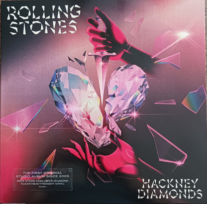 The Rolling Stones. Hackney Diamonds (  Stereo, Clear Diamond, Gatefold )