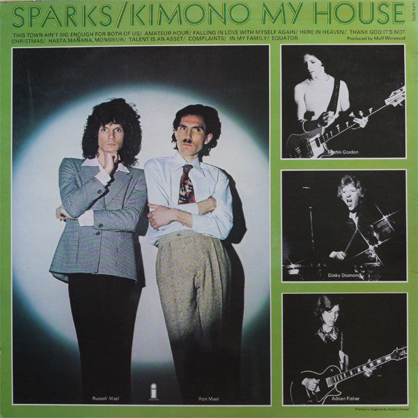 Sparks. Kimono My House VG+ VG