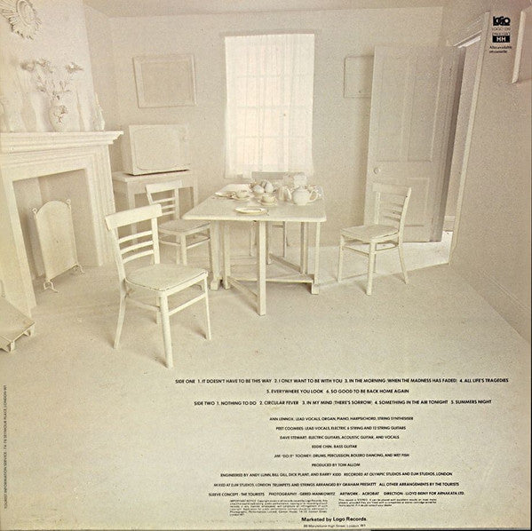 The Tourists. Reality Effect VG+VG - Ad-Astra Records