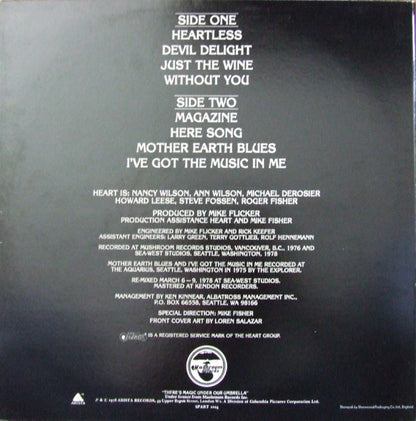 Heart. Magazine VG+VG