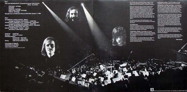The Nice. Five Bridges ( Gatefold ) VG VG - Ad-Astra Records