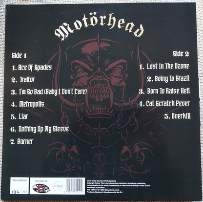 Motorhead. Going To Argentina ( Orange / Black Splatter Ltd To Only 500 Copies )