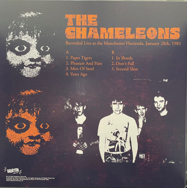 The Chameleons. Recorded Live at the Manchester Hacienda, January 28th 1983 Orange Vinyl