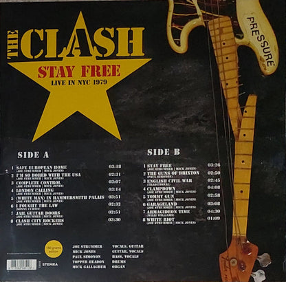 The Clash. Stay Free Live In NYC 1979 - Ad-Astra Records