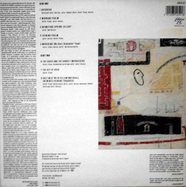 Keith & Julie Tippett. Couple In Spirit VG+VG+ - Ad-Astra Records