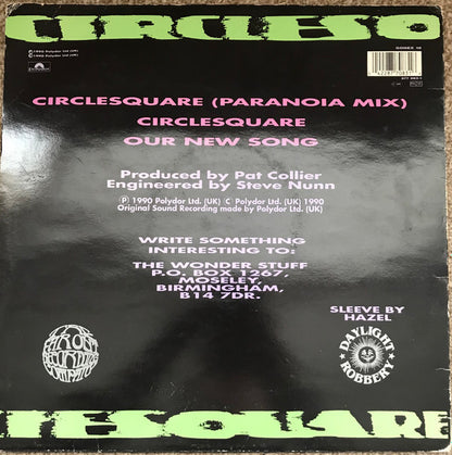 The Wonder Stuff. Circlesquare 12"45rpm VG+VG+