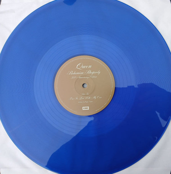 Queen. Bohemian Rhapsody 50th anniversary edition. Transparent blue heavyweight vinyl.