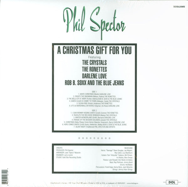 Various. The Phil Spector Christmas Album (A Christmas Gift For You Green Vinyl )