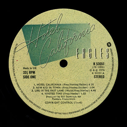 Eagles. Hotel California ( Gatefold ) VG+VG