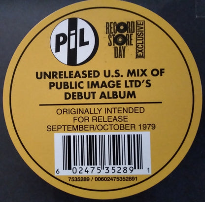 Public Image. Public Image ( First Issue ) Record Store Day, Limited Edition, U.S. Mix VG+VG+