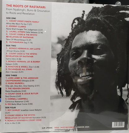 Various. Rastafari (The Dreads Enter Babylon 1955-83) Double Ltd Edition Blue Vinyl VG+VG+