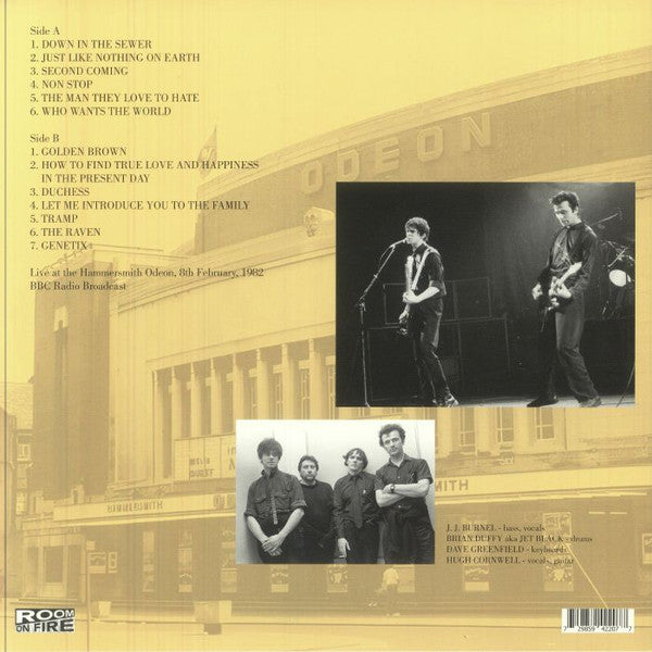 The Stranglers. Live At The Hammersmith Odeon 8th February 1982