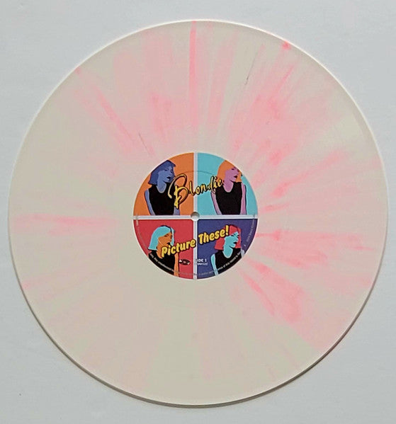 Blondie. Picture These ! Live In Boston 1978 Pink & White Splatter