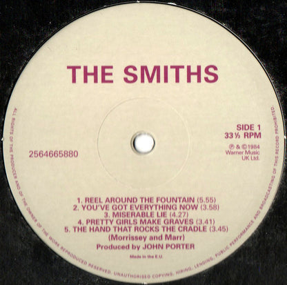 The Smiths. The Smiths ( Re Issue 180g ) VG+VG+