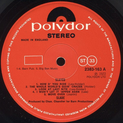 Slade. Slayed? VG G+