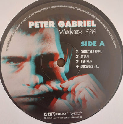 Peter Gabriel. Woodstock Winston Farm, Saugerties, NY, August 14, 1994 - Ad-Astra Records