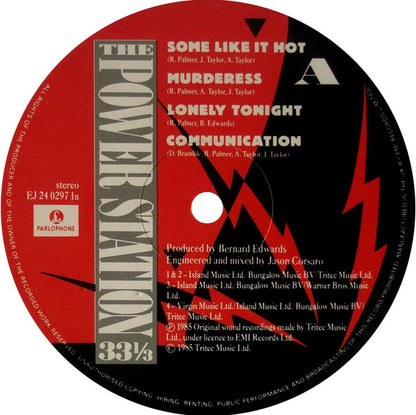 The Power Station. The Power Station 33⅓ VG+VG