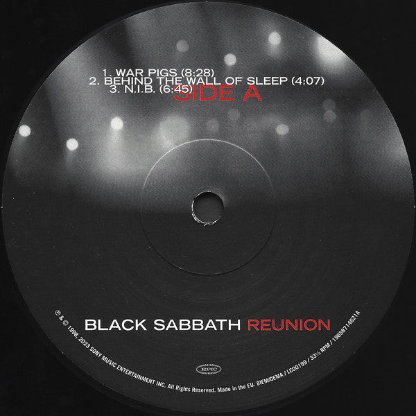 Black Sabbath. Reunion ( 3 x Vinyl, LP, Album, Triple Gatefold Sleeve ) VG+VG+