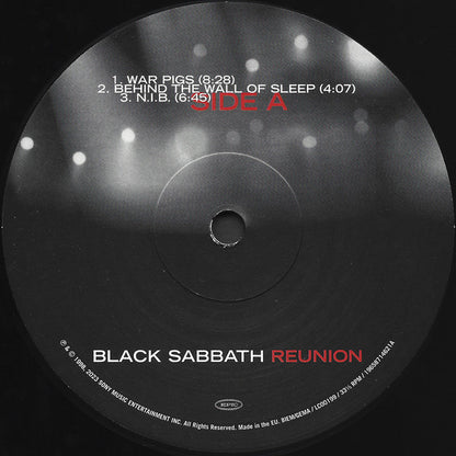 Black Sabbath. Reunion ( 3 x Vinyl, LP, Album, Triple Gatefold Sleeve ) VG+VG+
