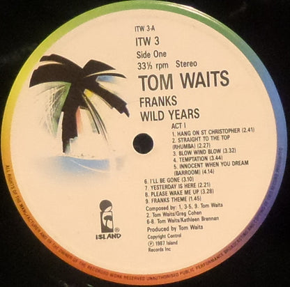 Tom Waits. Franks Wild Years ( Gatefold ) VG+VG - Ad-Astra Records