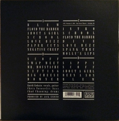 Nirvana. Bleach (2 × Vinyl, LP, Album, Deluxe Edition, Reissue, Remastered, 180g, Gatefold )