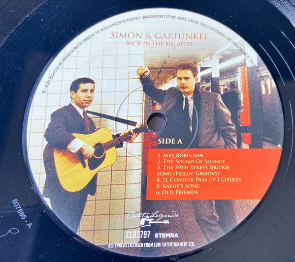 Simon & Garfunkel. Back In The Big Apple - Ad-Astra Records