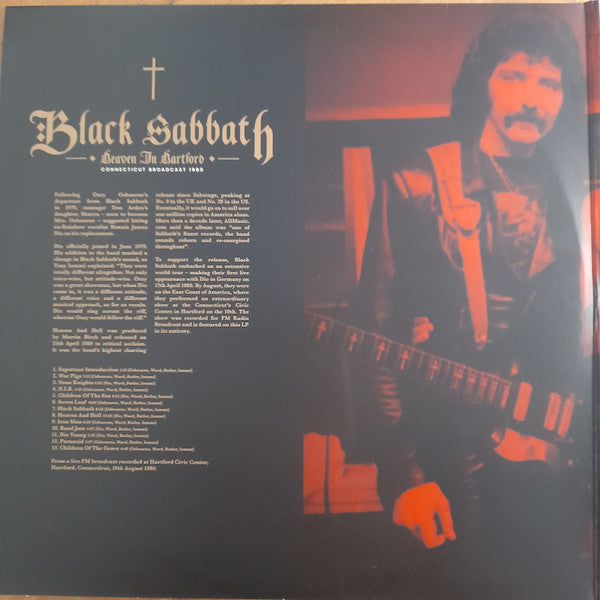 Black Sabbath.  Heaven In Hartford (Connecticut Broadcast 1980) Double Ltd Edition Purple Vinyl