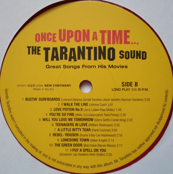 Tarantino Sound＜限定Red Vinyl＞新品 未開封 Amazon.com: Once Upon A Time: The Tarantino Sound / Various