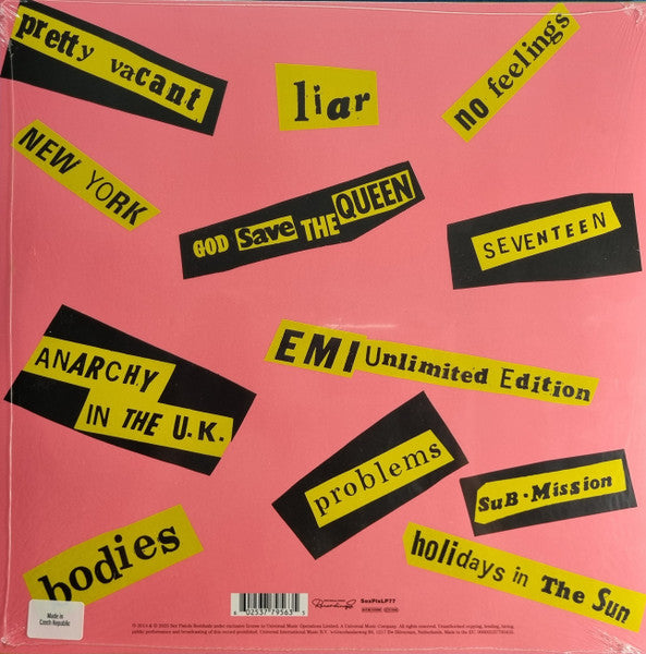 Sex Pistols. Never Mind The Bollocks Here's The Sex Pistols ( Re Issue ) VG+VG+