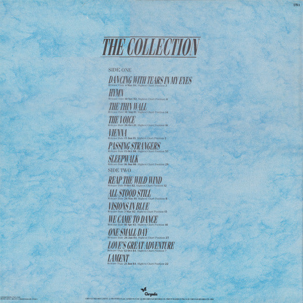Ultravox. The Collection VG+ G+ - Ad-Astra Records