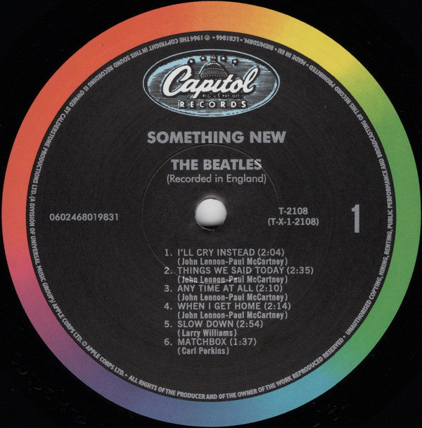 The Beatles. Something New ( Reissue, Mono, 180g )