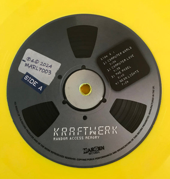 Kraftwerk. Random Access Memory - Paris / 1981 ( Ltd Edition Yellow Vinyl )