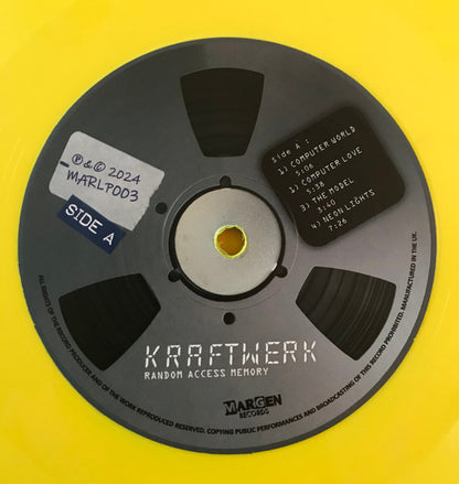 Kraftwerk. Random Access Memory - Paris / 1981 ( Ltd Edition Yellow Vinyl )