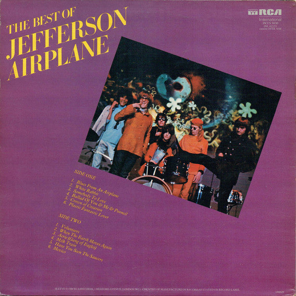 Jefferson Airplane. The Best Of Jefferson Airplane VG+VG