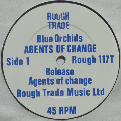 Blue Orchids. Agents Of Change EP 12", 45 RPM VG+VG - Ad-Astra Records