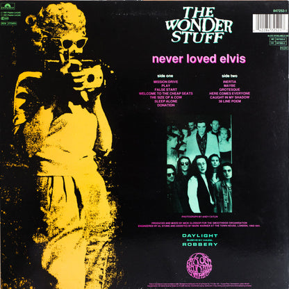 The Wonder Stuff. Never Loved Elvis VG+VG