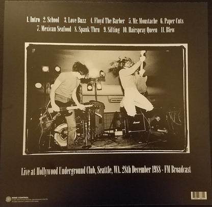 Nirvana. Live At Hollywood Underground Club, Seattle, WA. 28th December 1988
