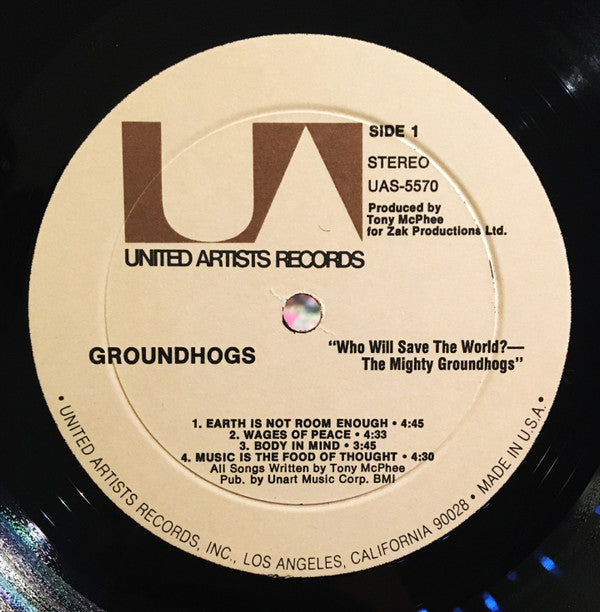 Groundhogs. Who Will Save The World?—The Mighty Groundhogs VG+VG