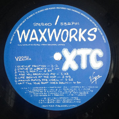 XTC. Some Singles 1977 - 1982 VG+VG - Ad-Astra Records