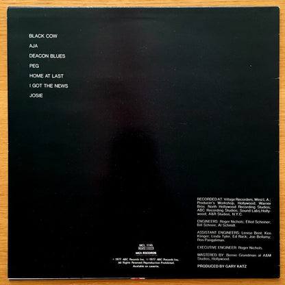 Steely Dan. Aja (  Reissue, Single-slip ) VG+VG